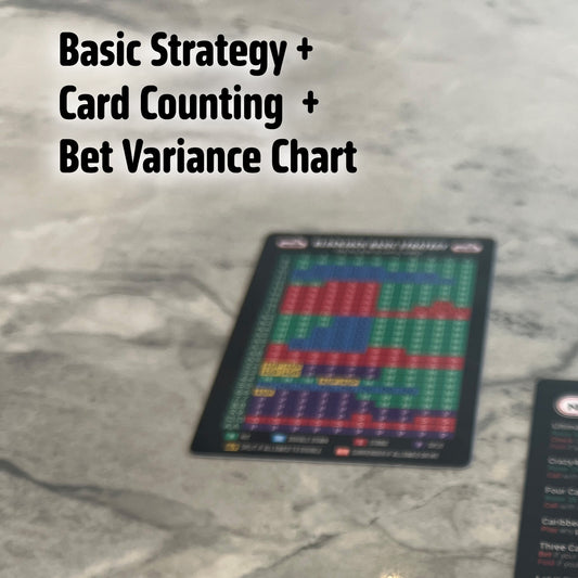 Ultimate Blackjack Strategy Card + Card Counting + Bet Strategy